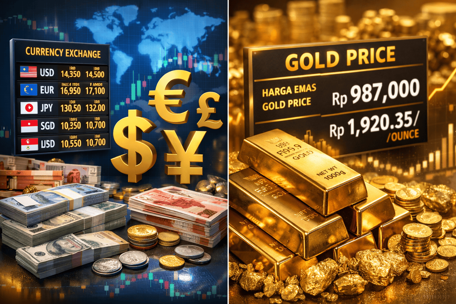 Display Kurs  Lebih Mewah, Cuan Berlimpah.